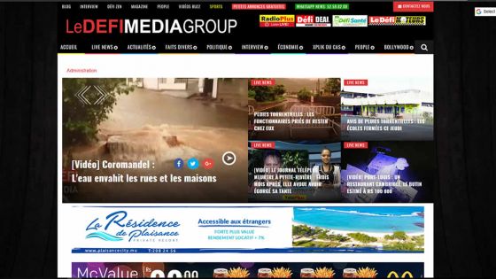 Classement alexa : le site web du Défi Media Group numéro un à Maurice