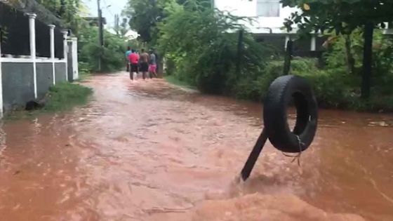 Des rues tranformées en rivières
