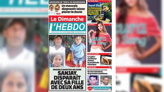 Voici la Une de Le Dimanche / L'Hebdo