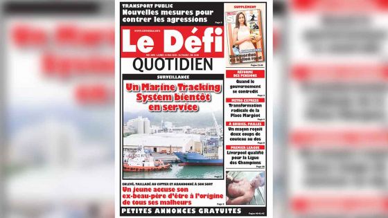 Voici la Une du Defi Quotidien de ce lundi 14 mai 2018