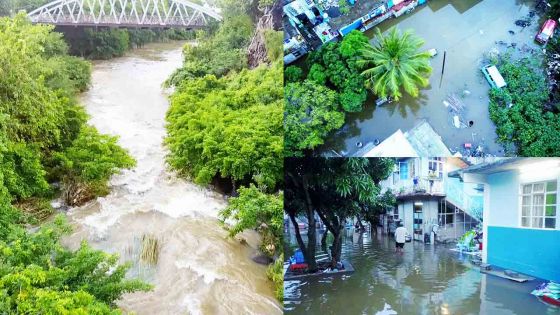 Images des inondations dans les faubourgs de la capitale 