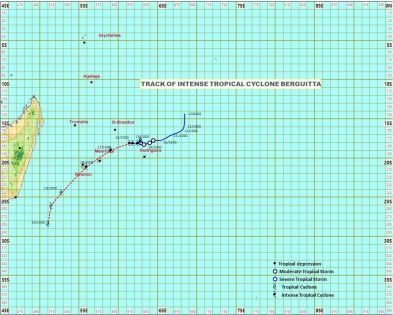 Cyclone Berguitta : Maurice passe en alerte 3