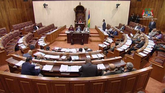 Parlement : la surprise de Danielle Selvon devant les sièges vides de l'opposition