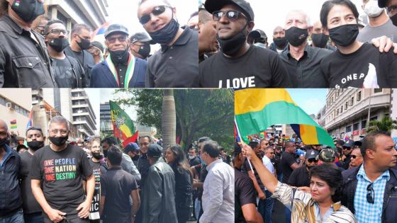 [En images] Ramgoolam, Bérenger, Duval et Gurib-Fakim présents à la marche citoyenne