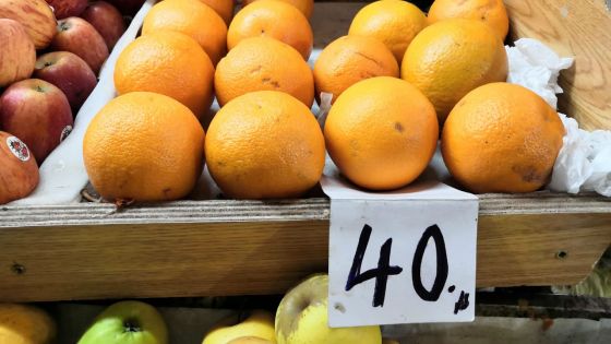 Consommation : les oranges à Rs 40 la pièce