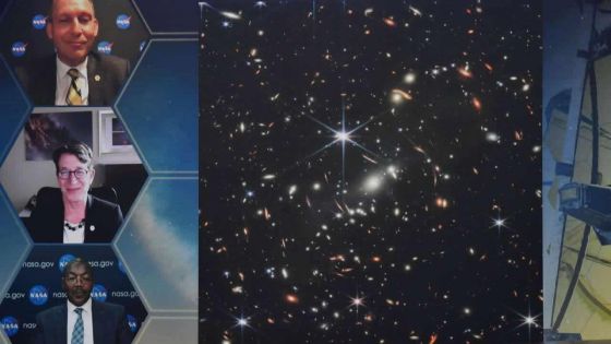 La première image du télescope James Webb dévoile le tout jeune Univers