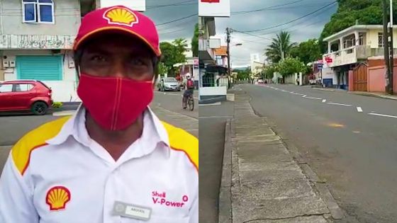 Surinam : la crainte du verrouillage dissuade les automobilistes de rouler, Abdool, le pompiste du village raconte