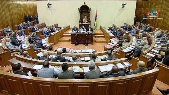 Au Parlement mardi : les députés appelés à voter la somme de Rs 274 300 000