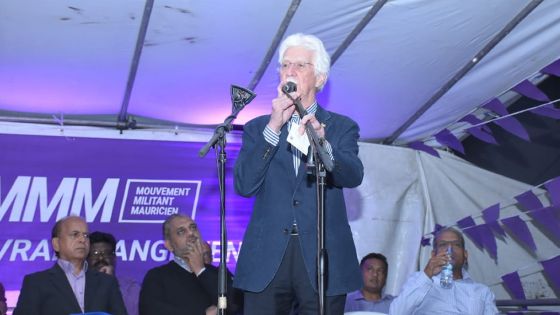 «Si oriflamme ti vote, zot fini gaygn election mais oriflame pa vote», affirme Paul Bérenger
