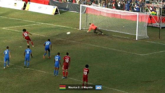 JIOI - Football : Maurice 1 - Mayotte 0, Kevin Perticots délivre tout un peuple sur penalty