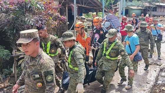 Philippines: un enfant sauvé près de 60 heures après un glissement de terrain