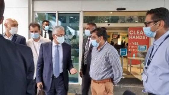 Covid-19 : visite de Pravind Jugnauth au Wellkin Hospital pour s’enquérir de l’état de santé de Ramgoolam 