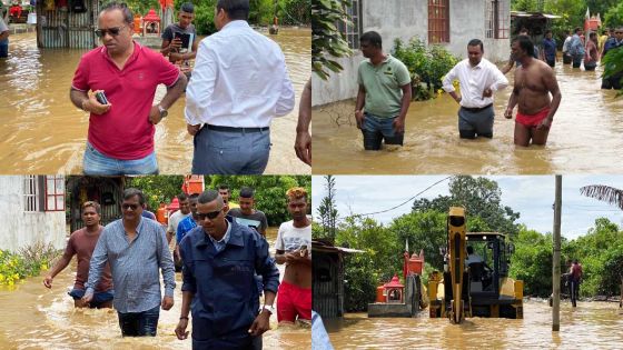 [En images] Inondations dans l'Est : les trois députés de la région sur le terrain pour un constat de visu