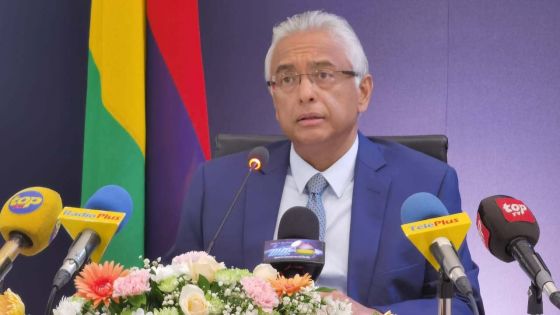 Suivez en direct la déclaration de Pravind Jugnauth