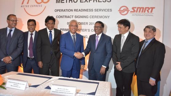 Metro Express : Rs 250 M allouées à la firme singapourienne pour recruter et former des Mauriciens