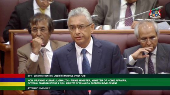 Parlement : Pravind Jugnauth esquive une question sur Dev Manraj