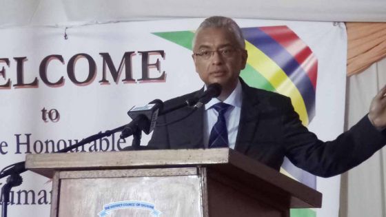 Pravind Jugnauth : «la liberté d’expression n’est pas un chèque en blanc pour provoquer la haine raciale»