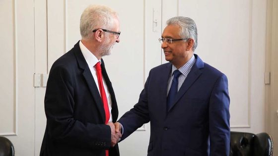 Chagos : Jeremy Corbyn réitère son soutien à Maurice lors d'une rencontre avec Pravind Jugnauth 