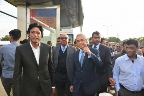 Inauguration d’une gare de bus à Réduit : Pravind Jugnauth n’est pas démotivé par les «palabres et les faussetés»