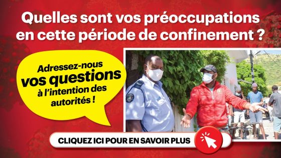 Adressez-nous vos questions à l'intention des autorités !  