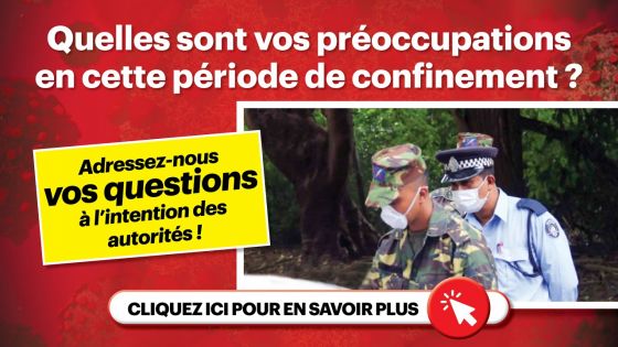 Adressez-nous vos questions à l'intention des autorités !