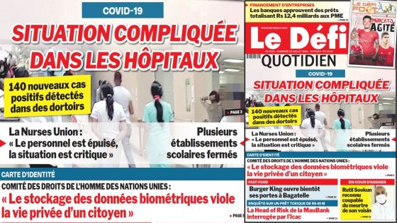 Voici la Une du Défi Quotidien de ce vendredi 23 juillet 2021
