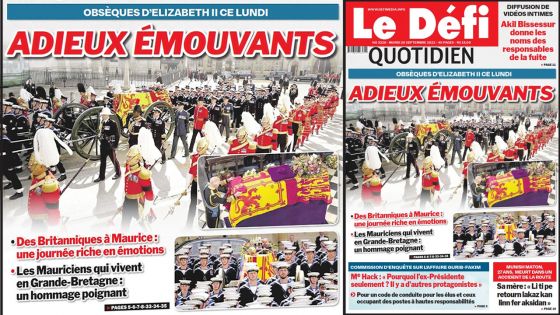 Voici la une du Défi Quotidien de ce mardi 20 Septembre 2022