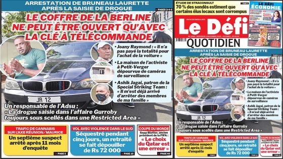 Voici la une du Défi Quotidien de ce mercredi 09 Novembre 2022