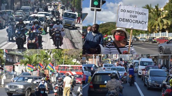 Rallye de protestation à Port-Louis : Un concert de klaxons … pour manifester contre la hausse des prix 