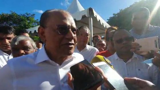 Ramgoolam : «Dan nou parti nou ki pou deside ki senn la pou leader»