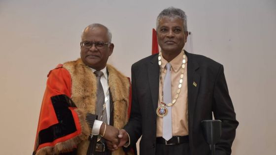 [En images] Élection du maire : Samy Chellum, nouveau maire de Curepipe, Clency Pompeia sera son adjoint