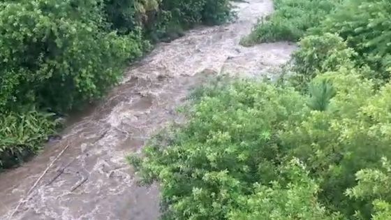 Averses : rivières en crue