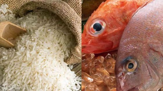 En l’espace de trois mois : 27 000 tonnes de riz et 32 000 tonnes de poisson importées