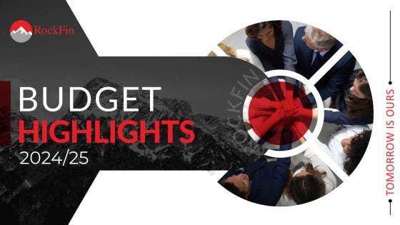Budget 2024-25 : l’analyse de RockFin