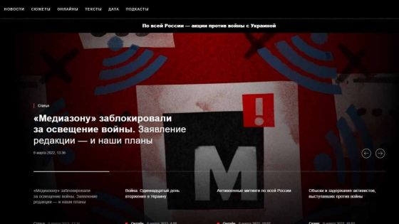 La Russie bloque Mediazona, un des derniers médias indépendants