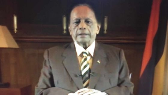 Sir Anerood Jugnauth annonce sa démission : réécoutez sa déclaration