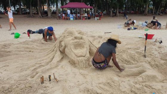 [En images] Compétition de Sand Sculpture à Flic-en-Flac