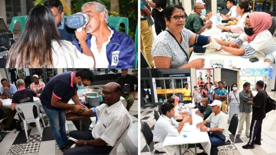 [En images] Caravane de santé au Plaisance Mall