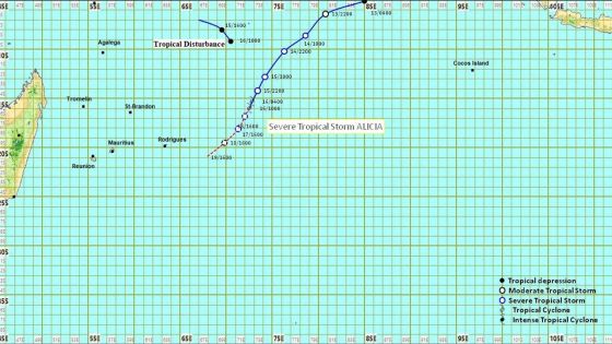 Météo : Alicia s’est affaiblie