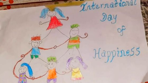 Journée internationale du bonheur : Les enfants de SOS Villages partagent leurs dessins