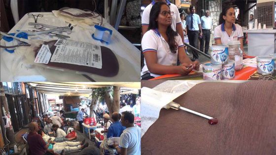 Don de sang : Radio Plus au coeur du marché central de Port-Louis