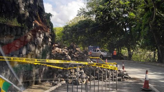 Souillac : un mur de soutènement s'effondre 