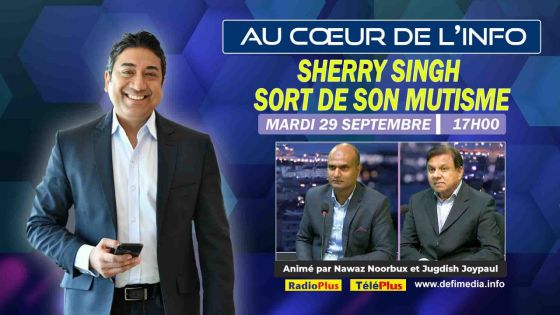 Sherry Singh sera l'invité de l'émission Au Cœur de l'Info ce mardi 29 septembre