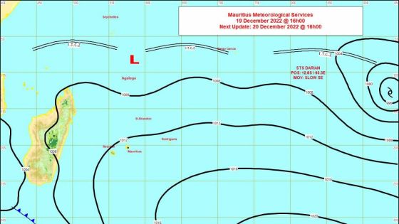 Météo : Darian est désormais un cyclone tropical