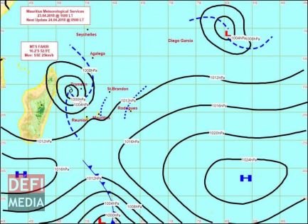 Météo : Maurice passe en alerte cyclonique 1 