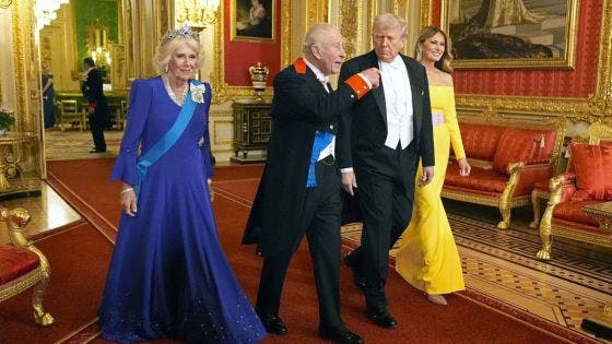 A Londres, des manifestants dénoncent le tapis rouge déroulé à Trump