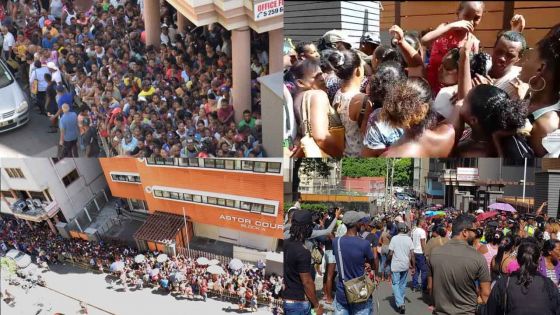 [En images] Rassemblement des sinistrés : la colère gronde devant l'Astor Court