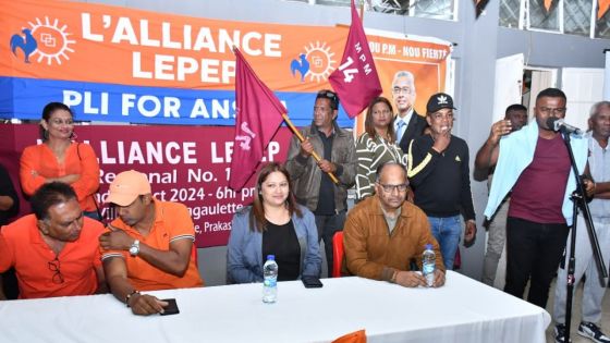 [En images] No 14 : L’Alliance Lepep lance sa campagne à La Gaulette