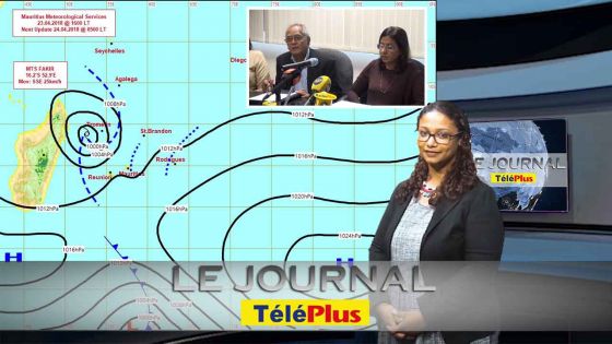Le Journal Téléplus – Fakir - Maurice devrait passer en alerte cyclonique 2 ce lundi soir