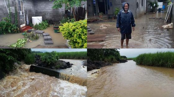 [En images] Bramsthan : l'avenue l'Orchidée inondée de nouveau